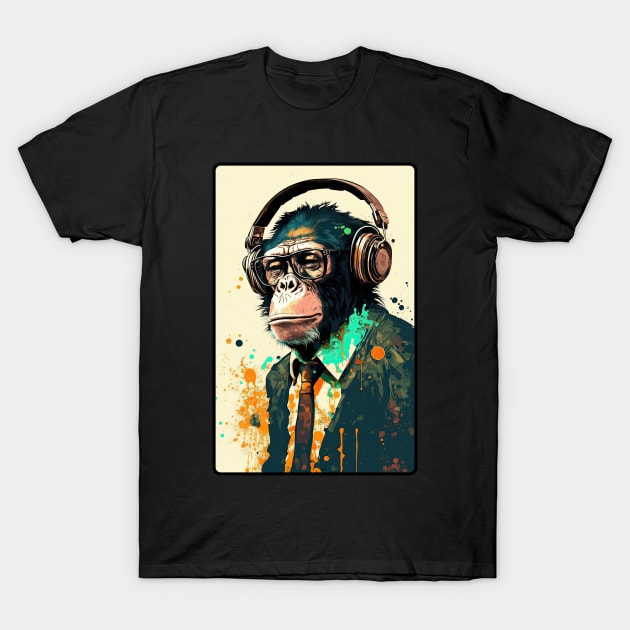 Funky monkey 4 T-Shirt by obstinator